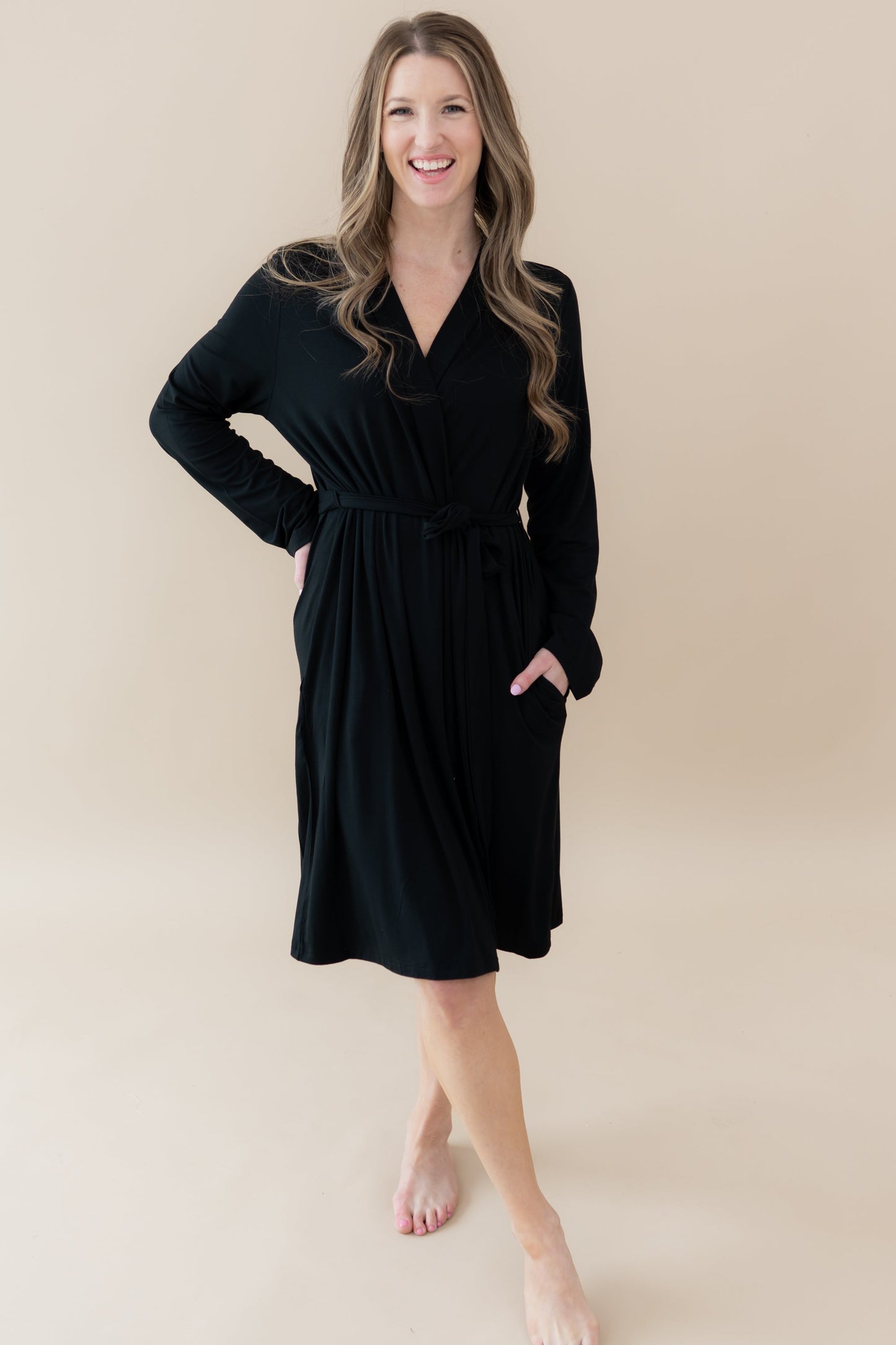 Comfortable Soft Robe - Midnight Blue